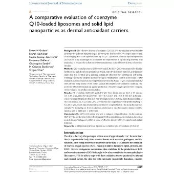 코엔자임 Q10 의 비교 평가