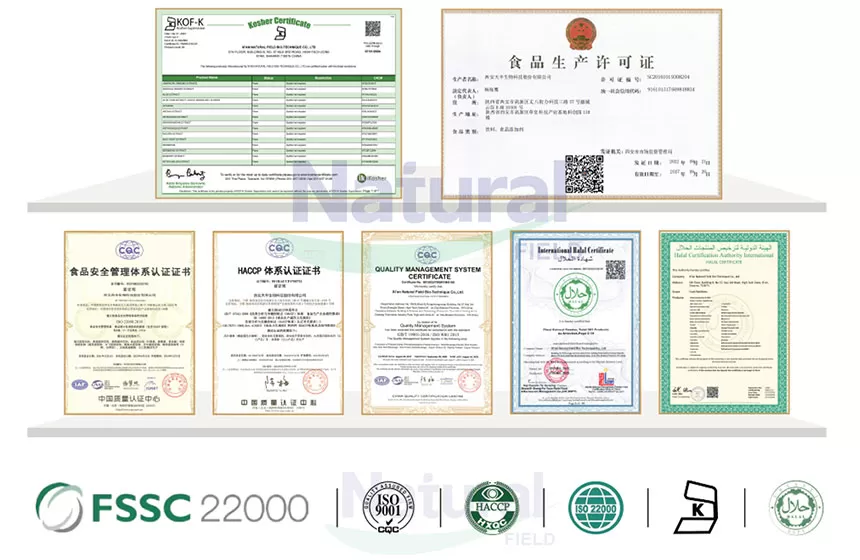 왜 당신의 크레아틴 무수화물 분말 공급 업체로 자연 필드를 선택합니까?